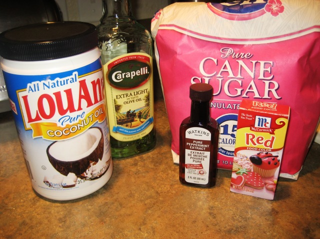 candy cane scrub ingredients